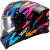 Kask motocyklowy integralny LS2 FF818 Storm III Kaos Purple Blue